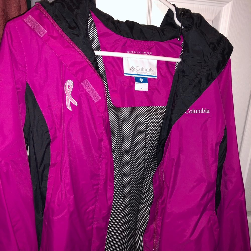 Columbia Tested Tough In Pink II Rain Jacket